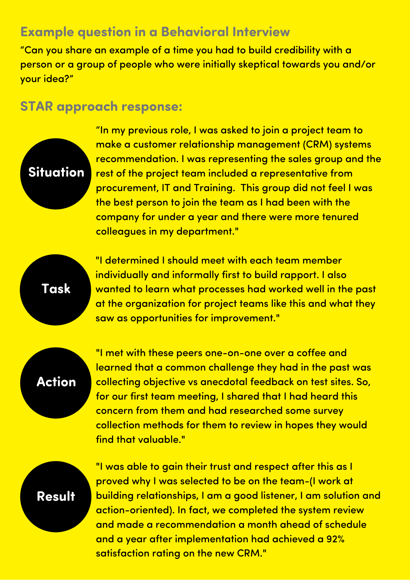 How To Use A STAR Approach To Answer Behavioral Interview Questions